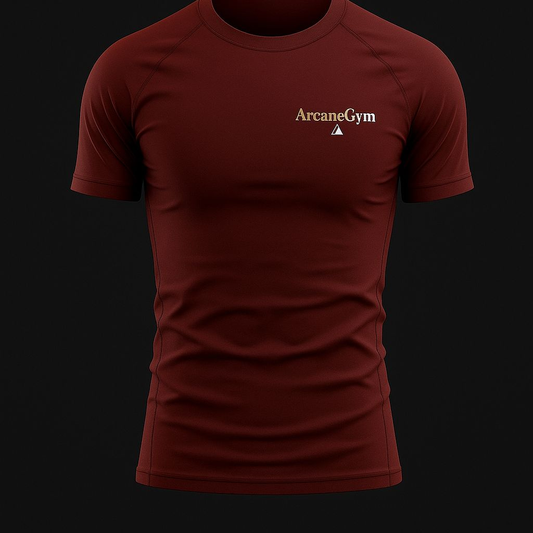 ArcaneGym Tee – Maroon
