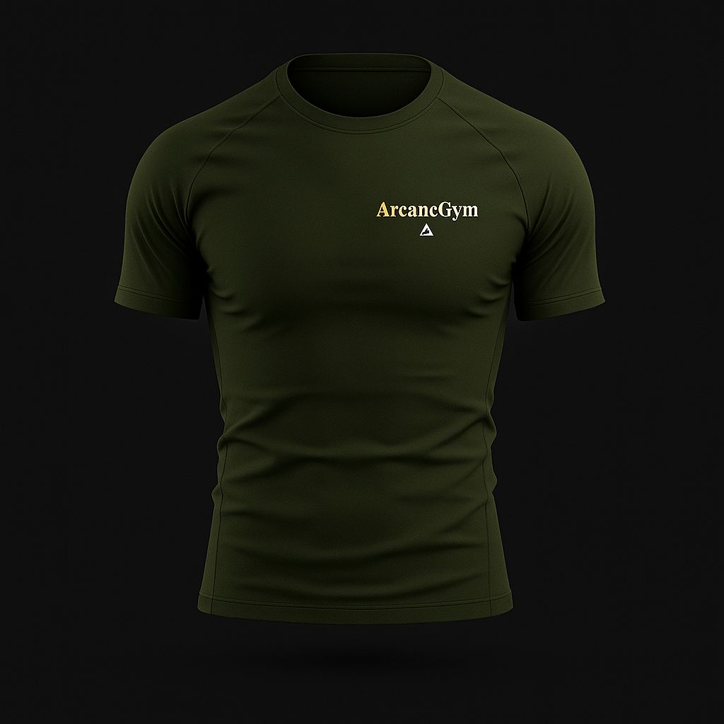 ArcaneGym Tee – Olive Green