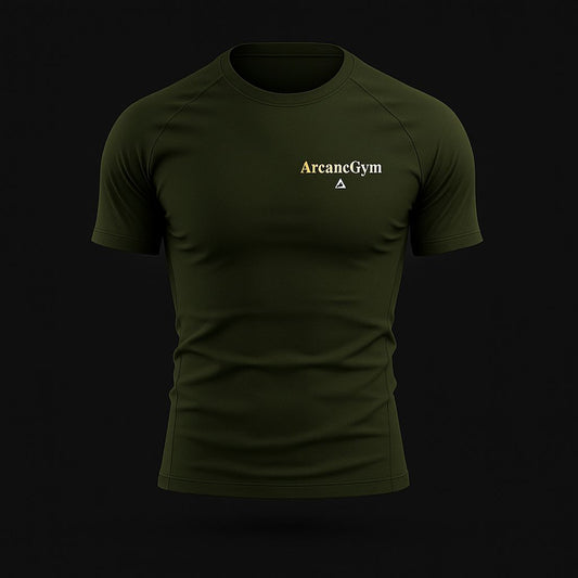ArcaneGym Tee – Olive Green