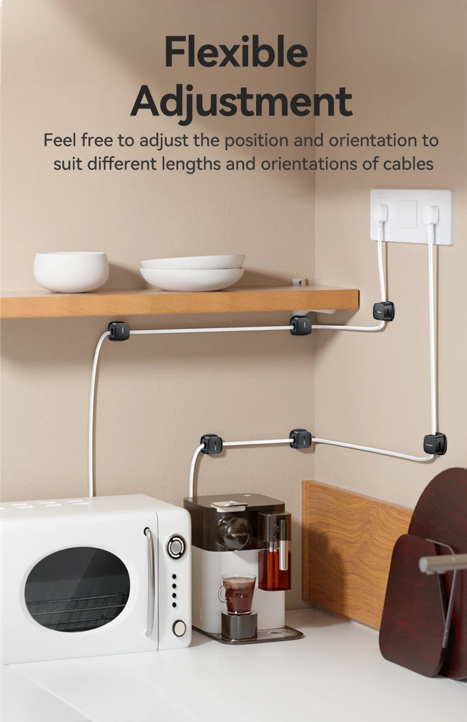 Magnetic Desk Cable Organizer