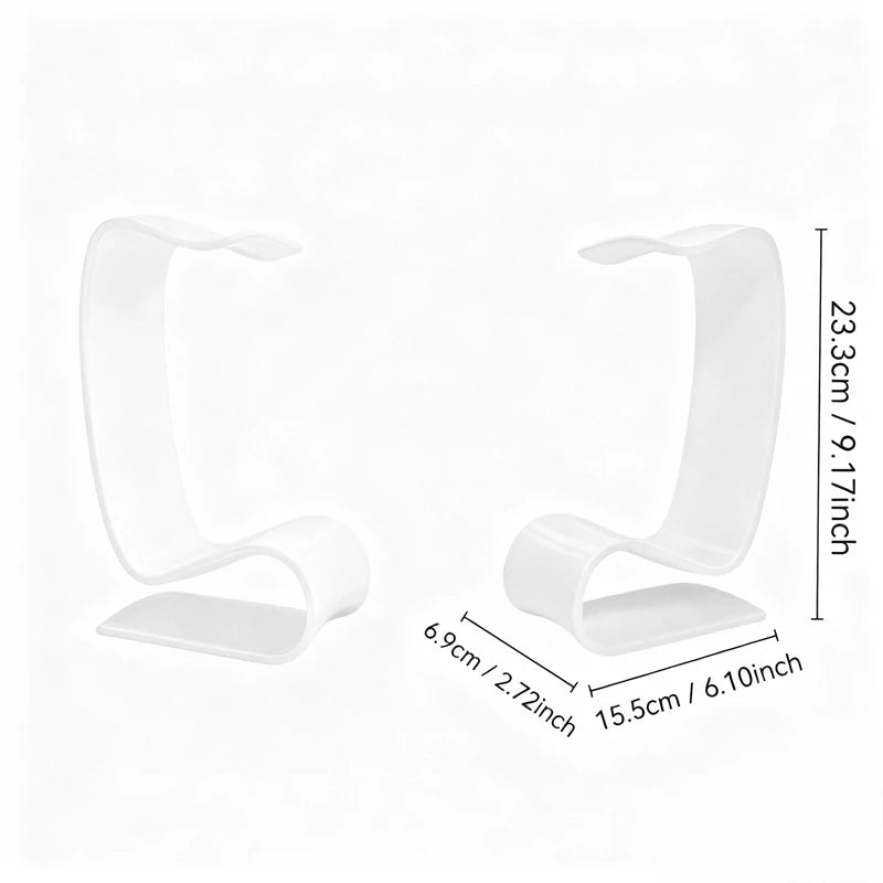 Minimal Desk Headphone Stand - Stable & Space  Saving Holder