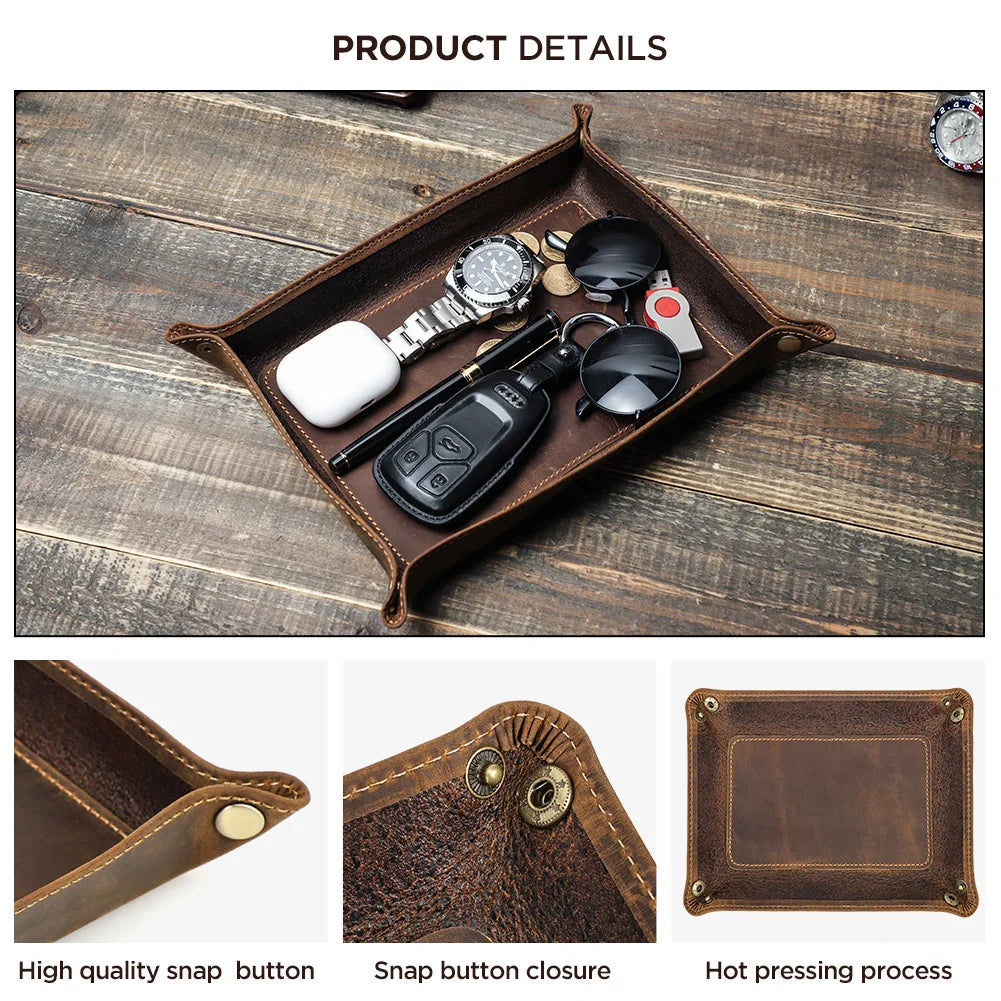 Leather Everyday Catchall Tray